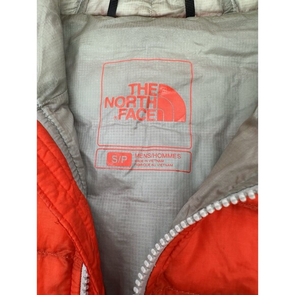 The North Face SuperStrand LT Jacket Hoodie Men's Orange Quilted Full Zip S/P - Picture 12 of 13